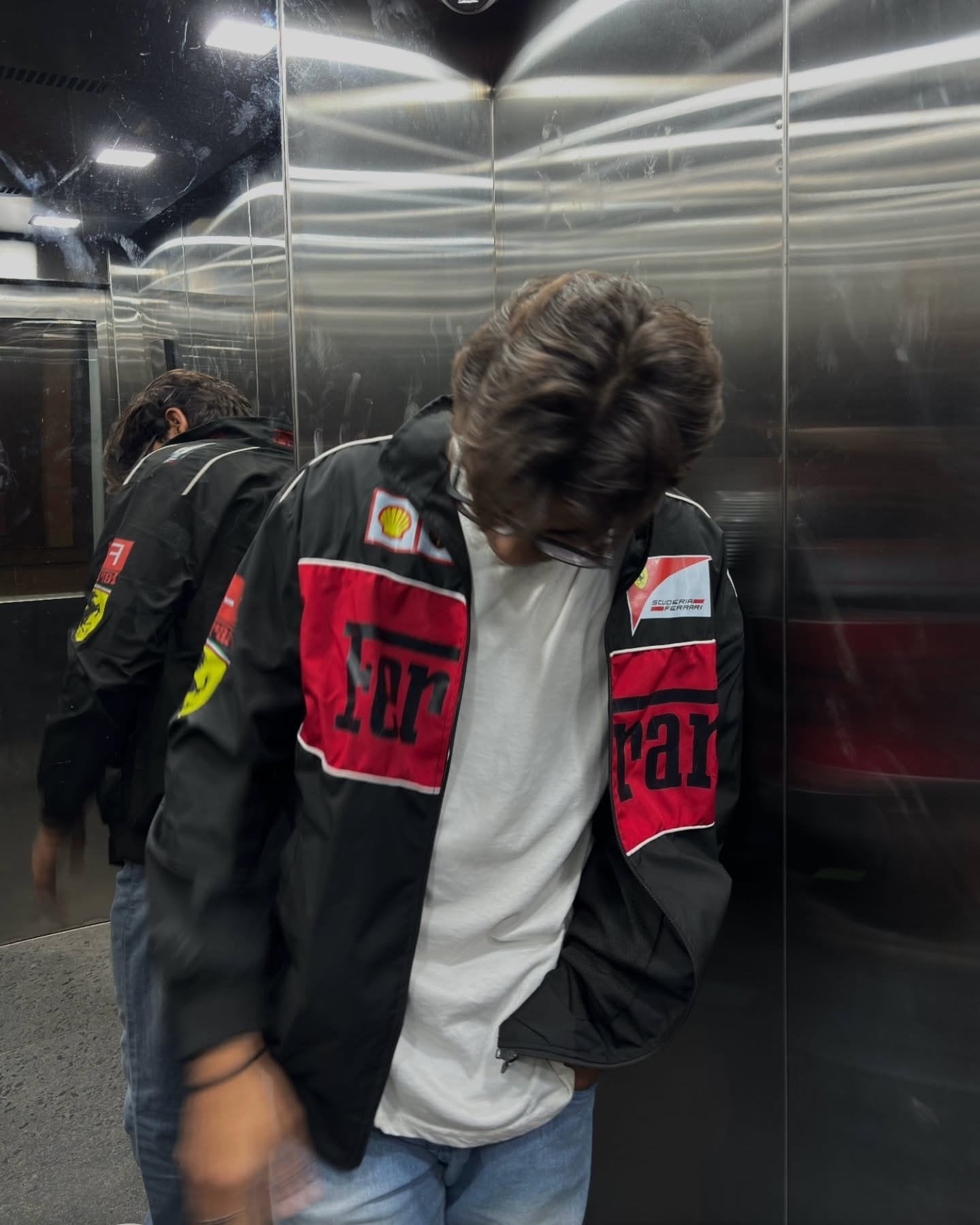 Black Ferrari F1 Jacket For Men – Iconic Streetwear by Exotix