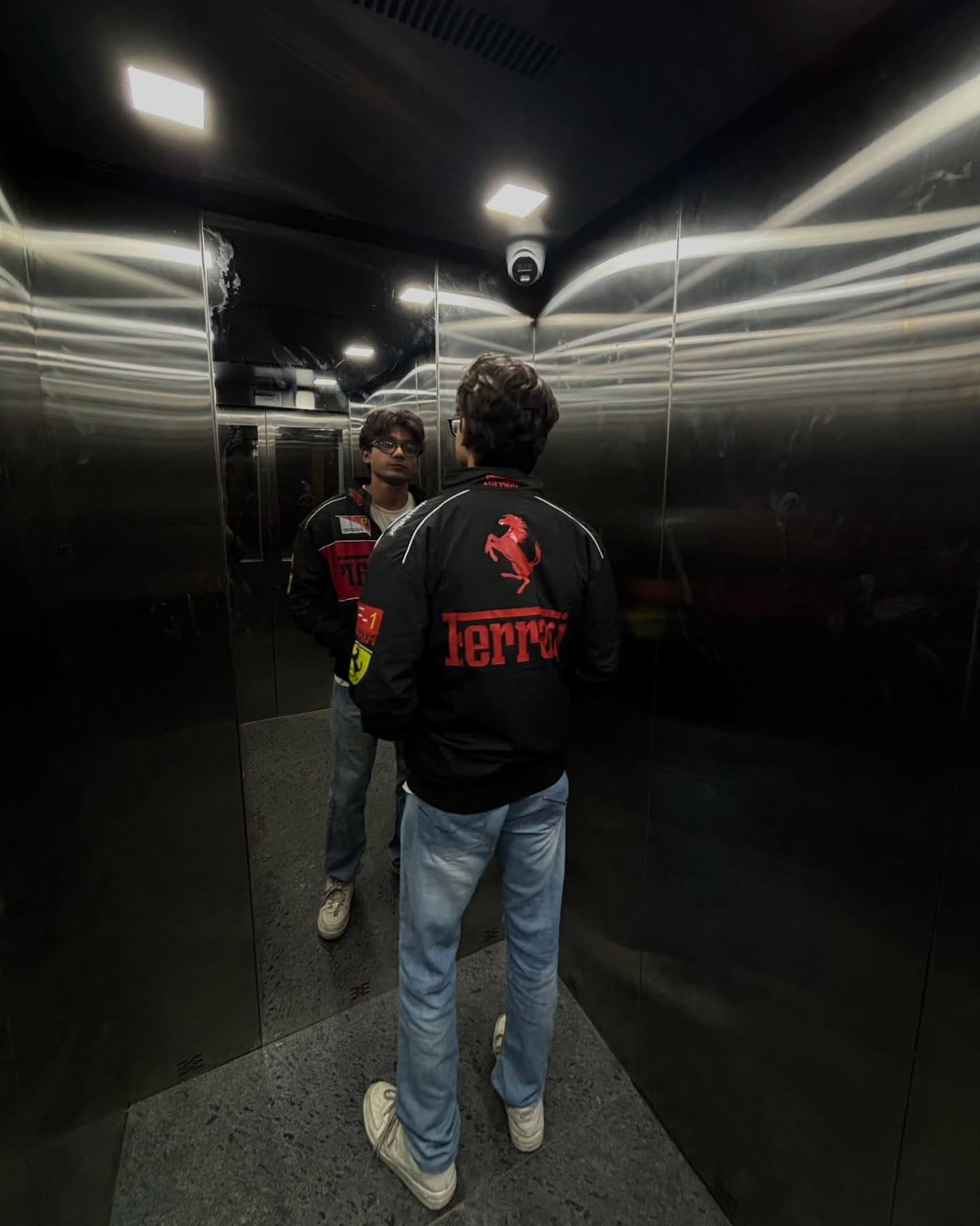 Black Ferrari F1 Jacket For Men – Iconic Streetwear by Exotix - image 5