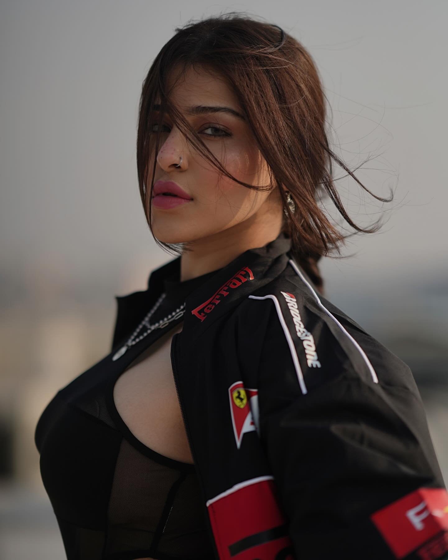 Black Vintage Ferrari Jacket – Retro Racing Streetwear by Exotix - image 6