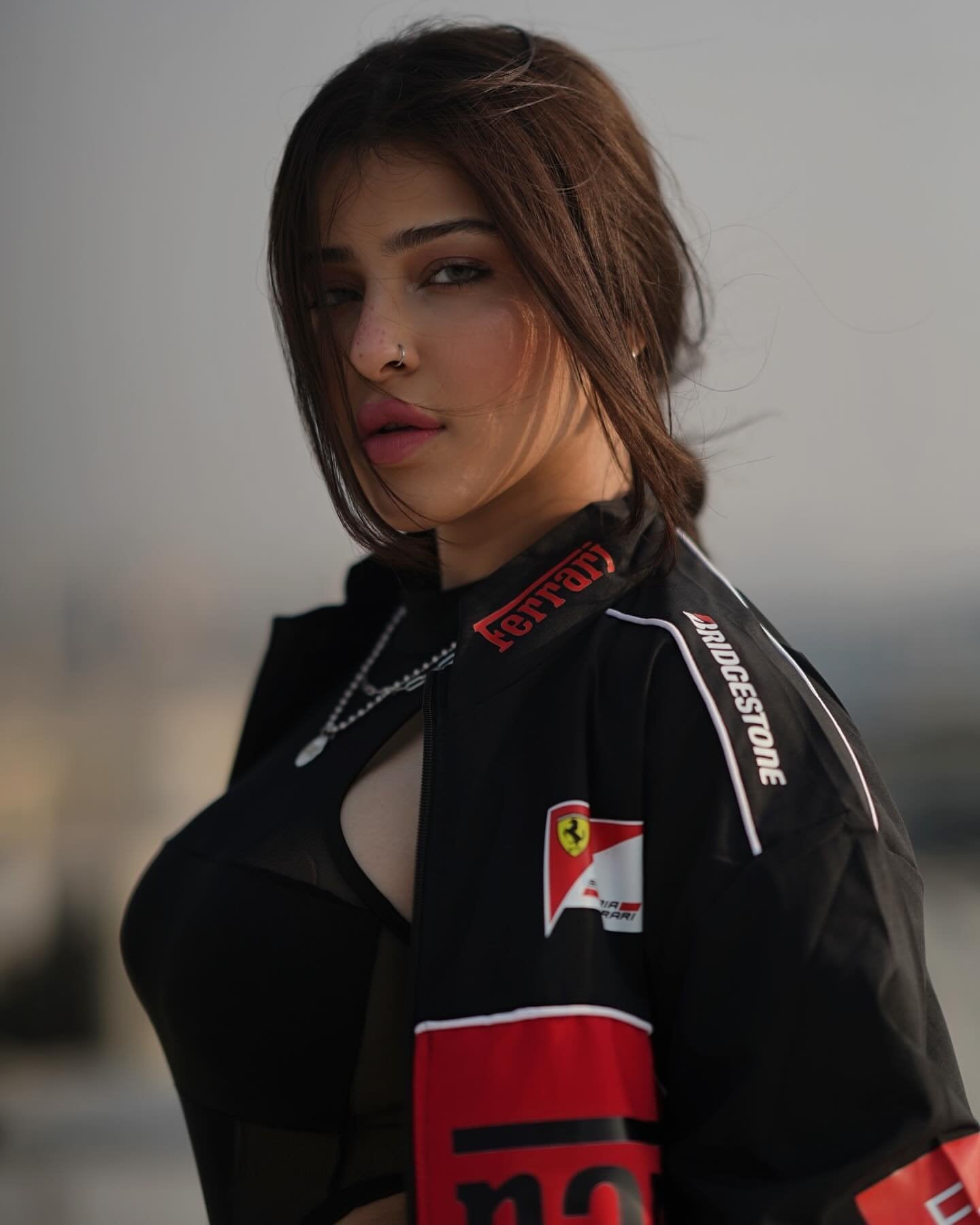 Black Vintage Ferrari Jacket – Retro Racing Streetwear by Exotix - image 4