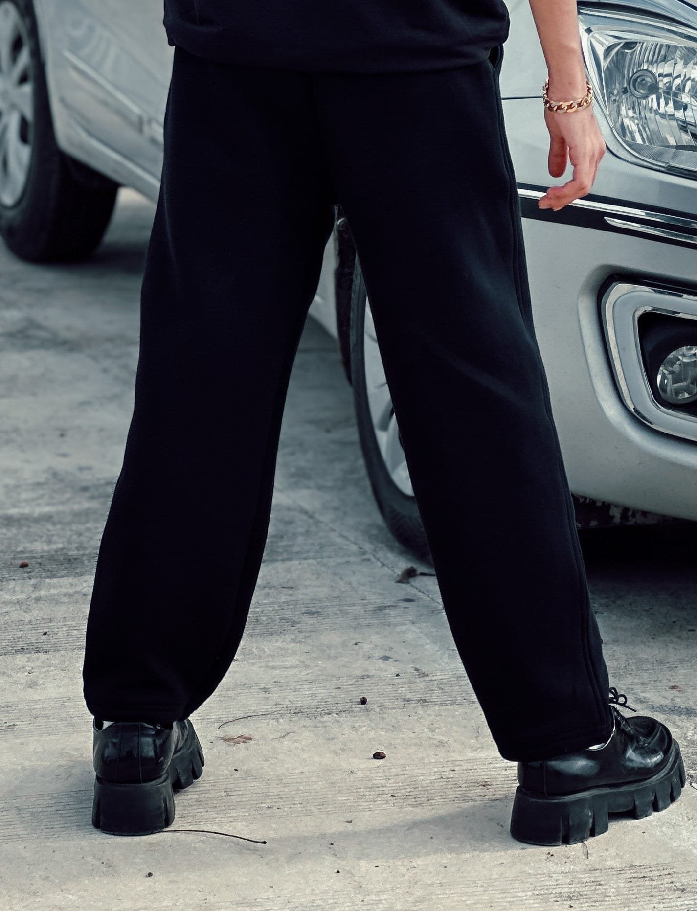 Lighting thunder Aesthetic Baggy Track Pant - image 3