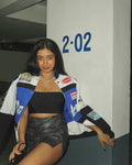 Women's Blackair Vintage Racing Jacket - Classic Motorsport Heritage Meets Modern Fashion