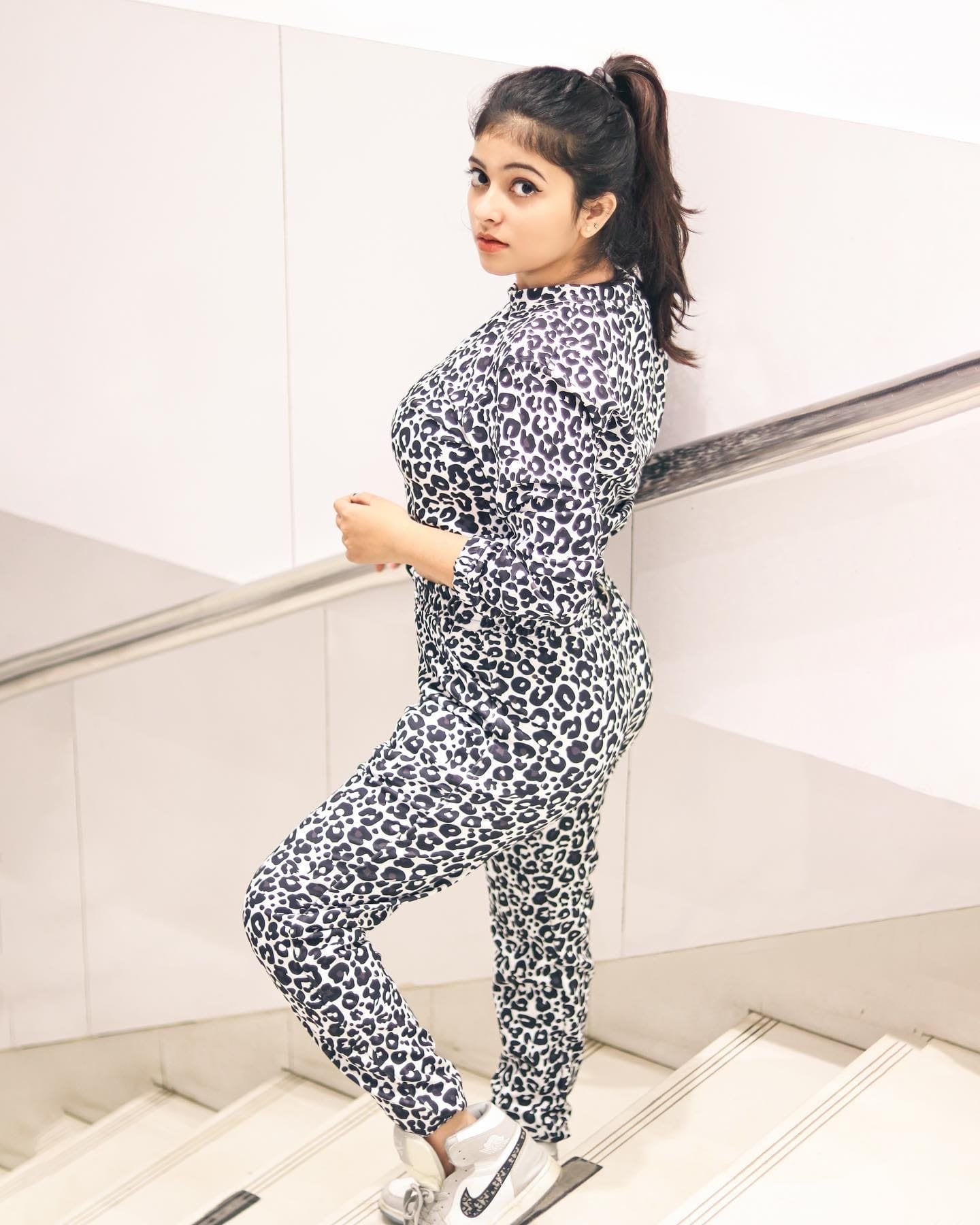 White Leopard Printed Co-ord