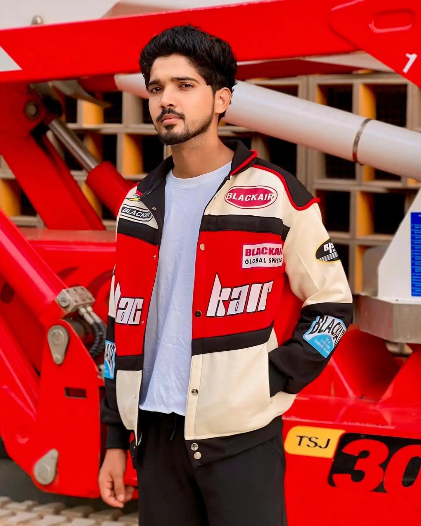 Red BlackAir Racer Jacket | Motorsport Fashion & Style