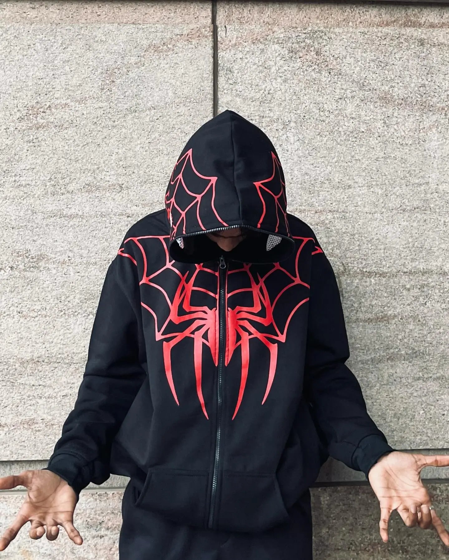 Marvel Black Spiderman Hoodie – Zip-Up Hoodie for Men & Women - image 2