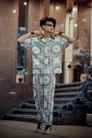 Oversized Bandhana Shirt Pant