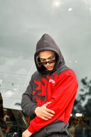 Eotix Red Flame Fire Hoodie - Exotix