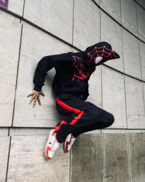 Marvel Black Spider Man Zip Up Hoodie Unleash Your Inner Super Hero - Image 4