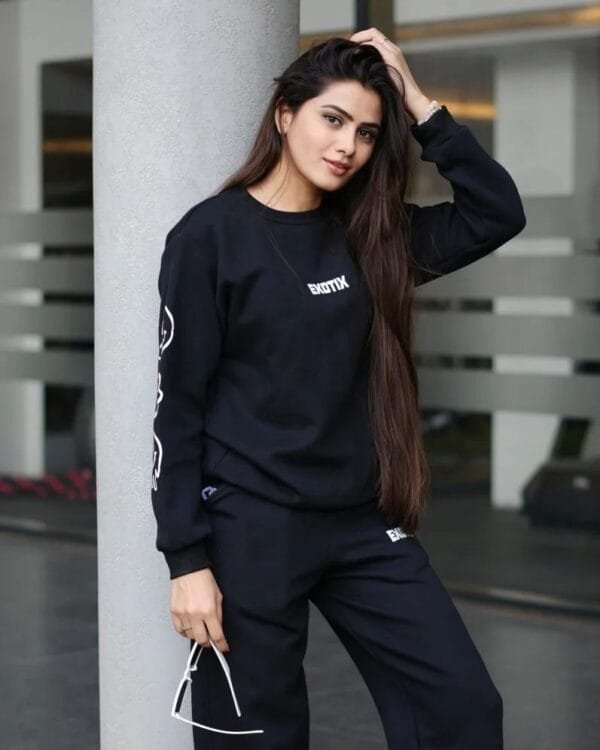 Exotix Fine AF Crewneck Sweatshirt For Women Ultimate Softness And Fashion - Image 3