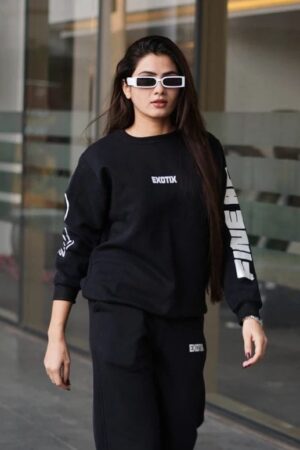 Exotix Fine AF Crewneck Sweatshirt For Women Ultimate Softness And Fashion