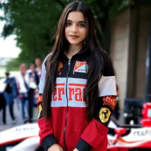 Vintage F1 Ferrari Racing Jacket for Women Embrace Your Inner Racer