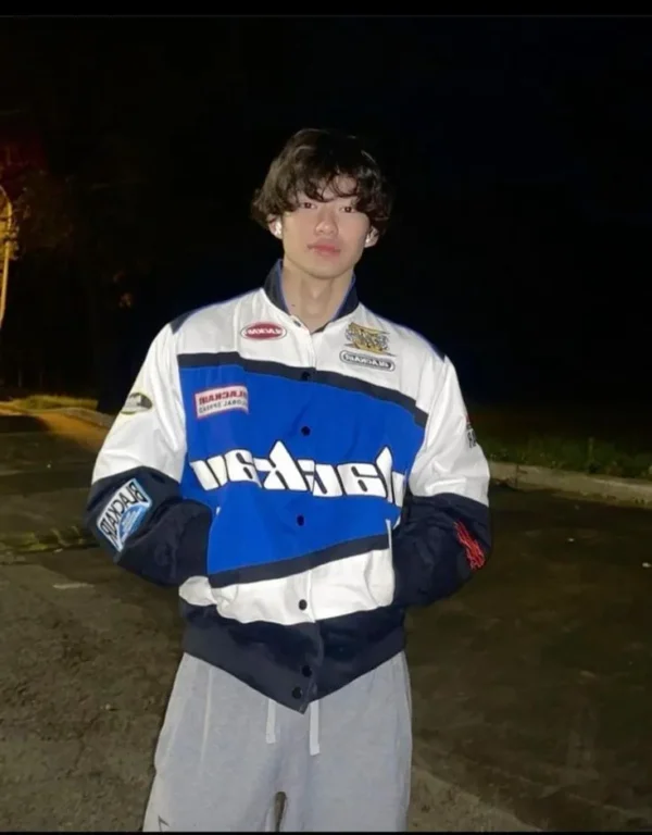 Blackair Racing Motorcycle Vintage Jacket | Fashion & Racer Style - Image 2