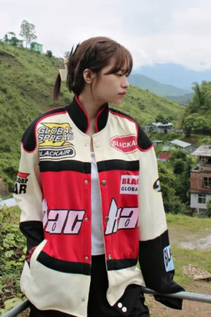 Racing Icon Vintage Black Air Jacket | Classic Motorsport Fashion & Racers