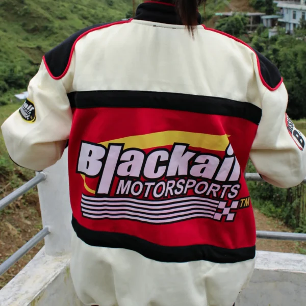 Racing Icon Vintage Black Air Jacket | Classic Motorsport Fashion & Racers - Image 2