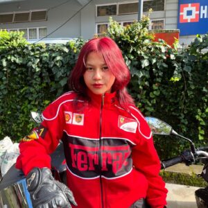 Red Ferrari F1 Jacket