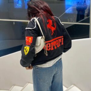 Back view of vintage Ferrari F1 Jacket