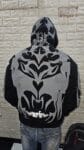Exotix Depth Hoodie – Y2K Aesthetic Tribal Oversized Streetwear photo review