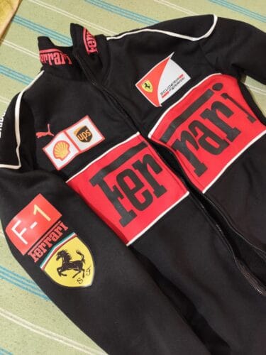Black Ferrari F1 Jacket For Men – Iconic Streetwear by Exotix photo review