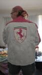 Limited Edition Pink Ferrari Leather Jacket – Exclusive Italian Designer Outerwear for Trendsetters photo review