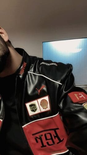 Ferrari Leather Jacket – Premium F1 Racing Style | Exotix photo review